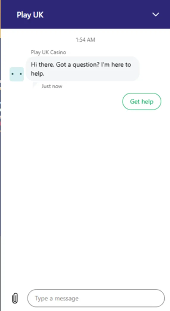 PlayUK casino help