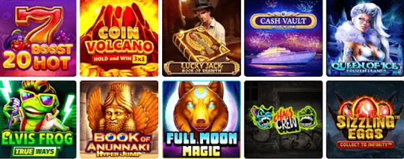 Jeux disponibles au ivibet casino