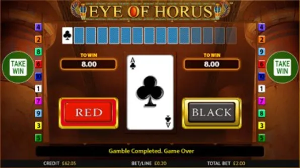 Eye of horus demo gamble round