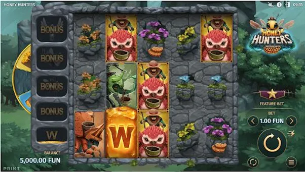 honey hunters game screen