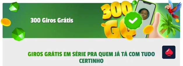 Brazino777 cria promoção de até 300 giros grátis em 7 dias