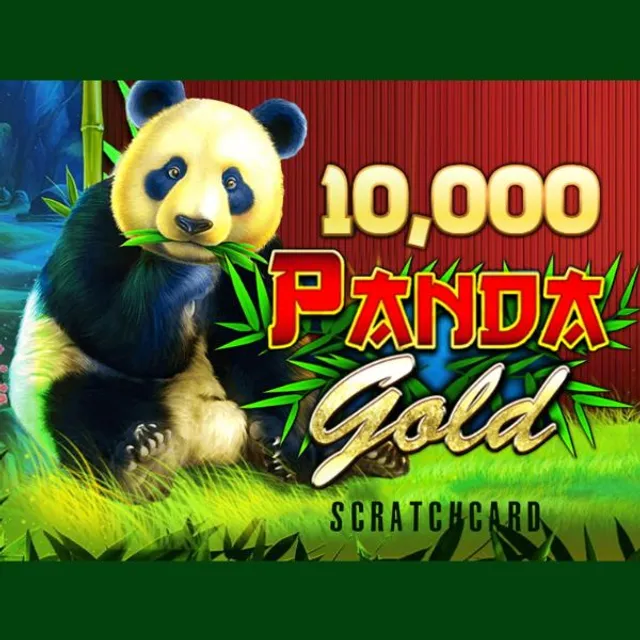 Panda gold scratchcard