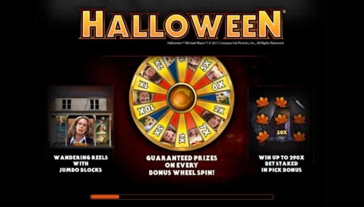 Details of some special features in the Halloween slot