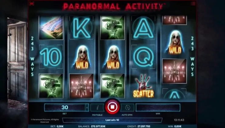 The Paranormal Activity online slot