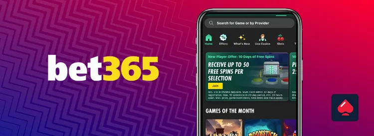 Casino app at bet365