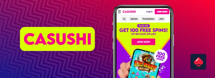 Brand image of Casushi on mobile