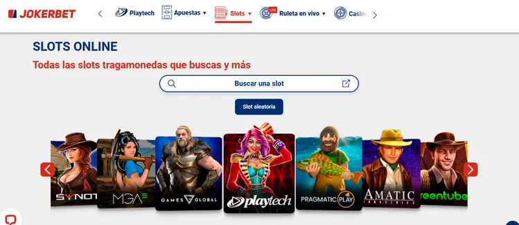Jokerbet tiene más de 2000 juegos de slot