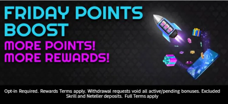Friday points boost