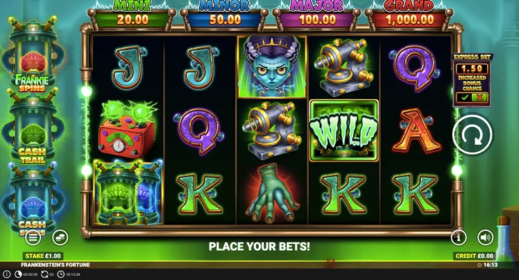 Image for trending slot - frankenstein's fortune