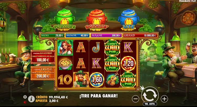 Lucky's Wild Pub Demo - Juega Gratis