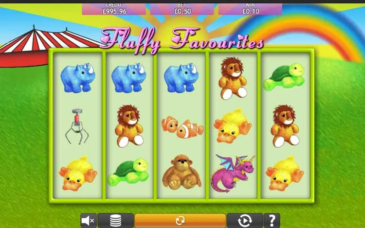 Reels of the Fluffy Favourites slot