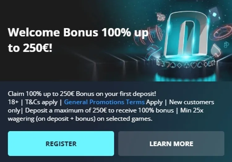 Bonus di benvenuto Novibet casino