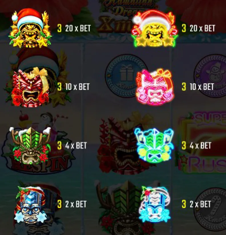 ハワイアンドリームクリスマスシンボル