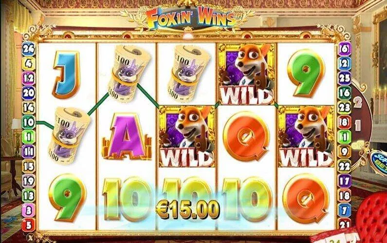 Foxin Wins wilds, bonuses and free spins