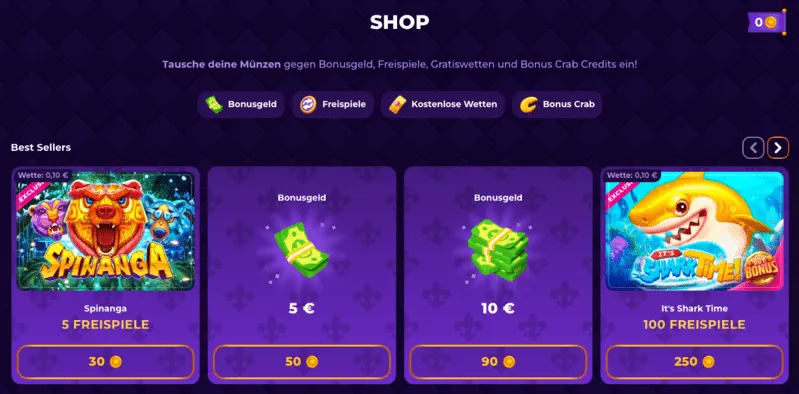 RoyalGame Casino Bonus Shop