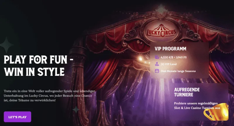 Lucky Circus Casino Vip Club