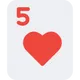 Five of hearts