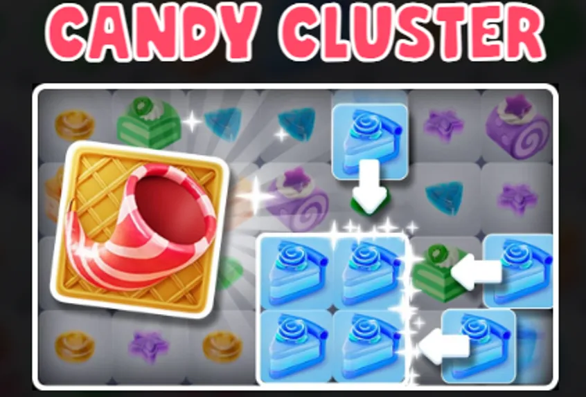 Sweetopia candy cluster