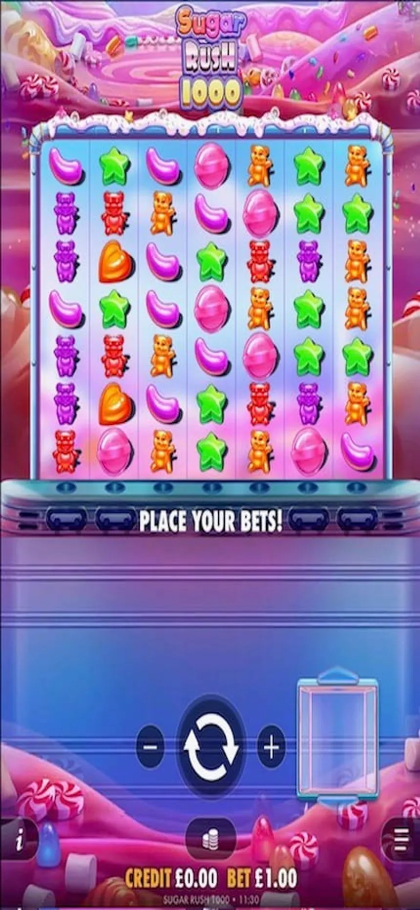 Sugar Rush 1000 Slot on mobile