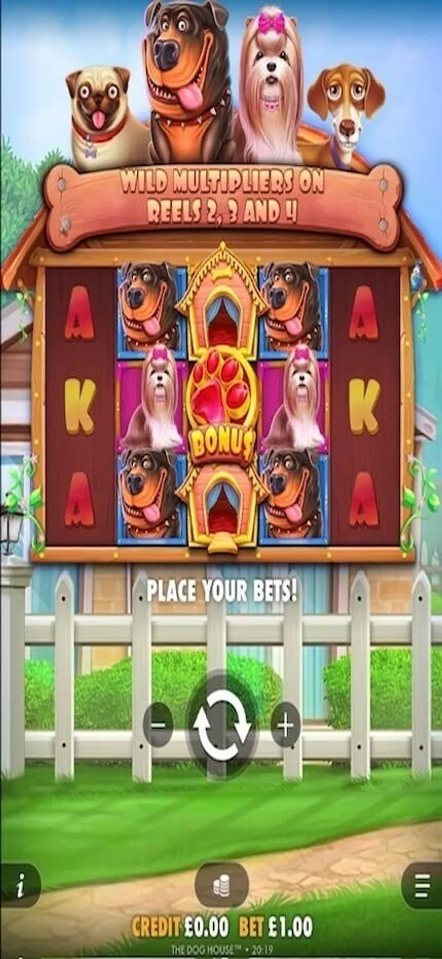 The Dog House slot on mobile