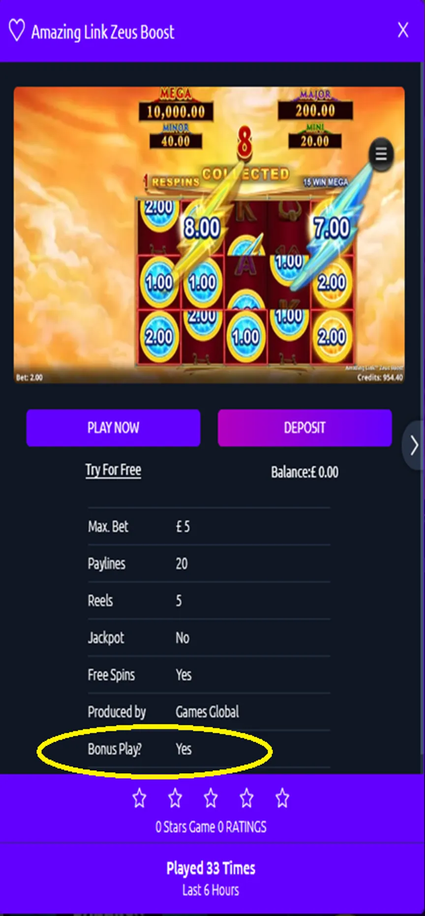 Bonus policy at Luna Casino