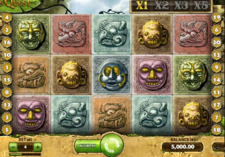 Gonzo's Quest wilds, bonuses and free spins