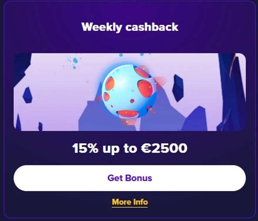 Does Stelario Casino offer cashback