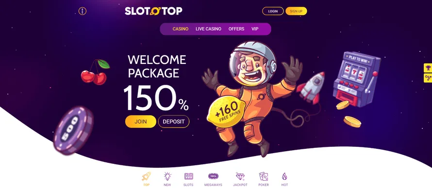 Slototop 在线娱乐场测评