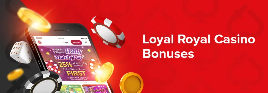 loyal royal casino bonus banner