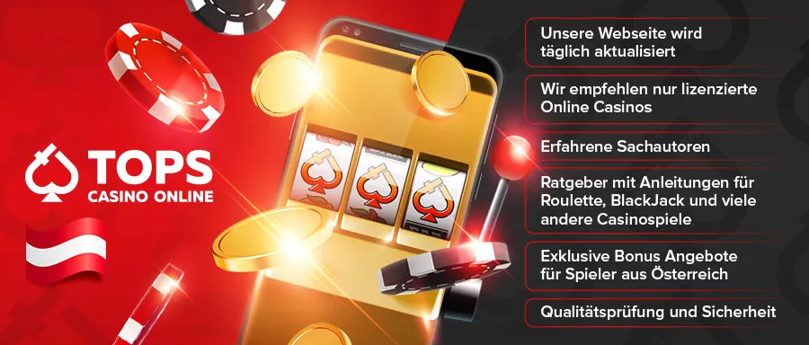 CasinoTopsOnline Bonus ohne Einzahlung Österreich