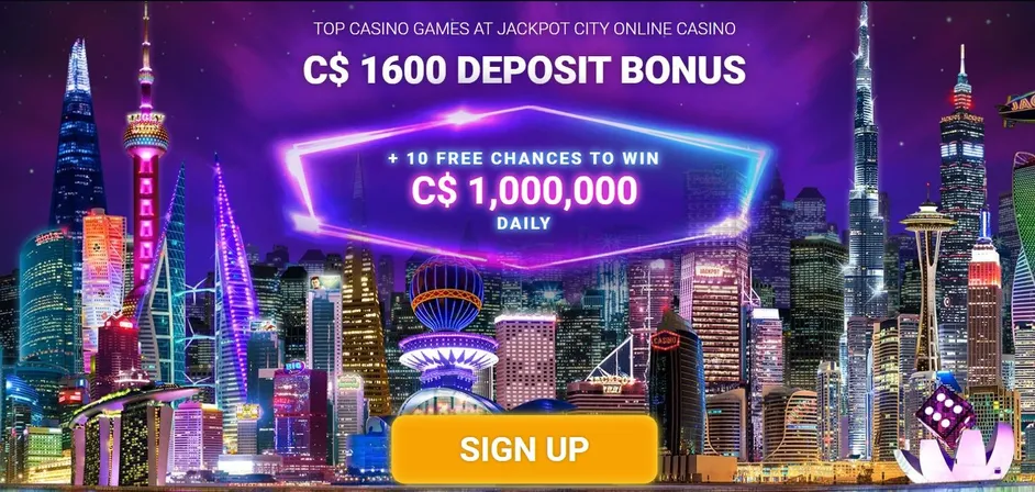 JackpotCity Welcome Bonus