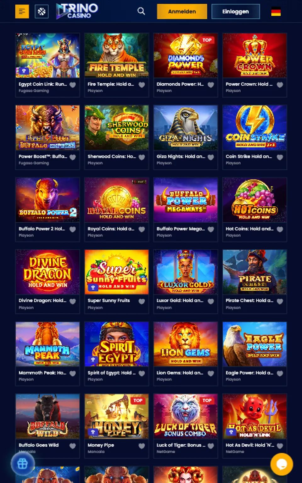 Trino Casino Slots