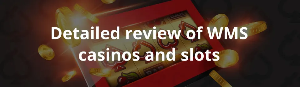 Detailed review of WMS casinos and slots