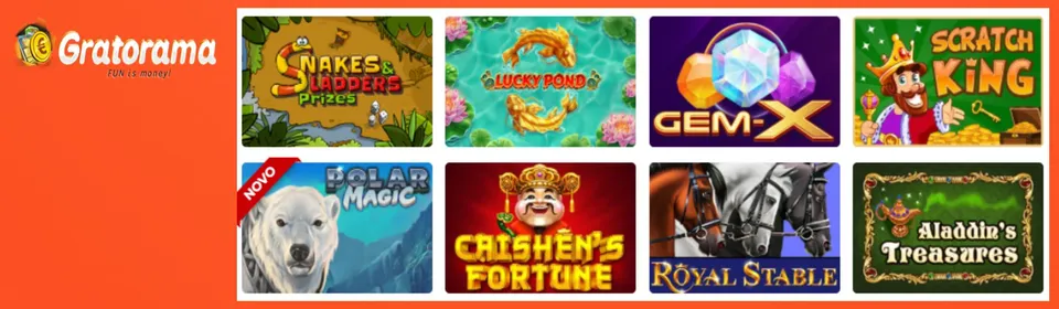 Jogos de casino Gratorama