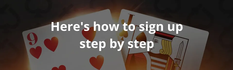 Here's how to sign up step by step