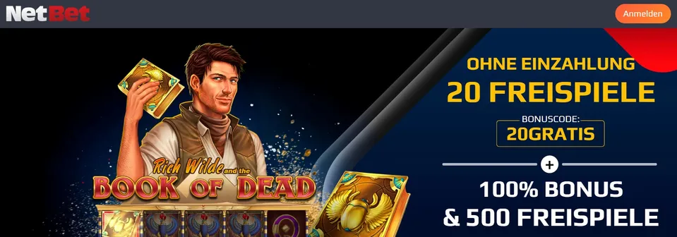 NetBet Bonus ohne Einzahlung