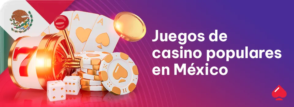 Los casinos online de México tienen juegos de diferentes categorías