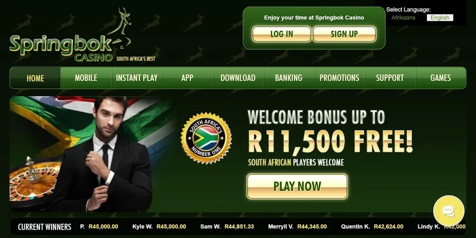 Springbook casino south africa