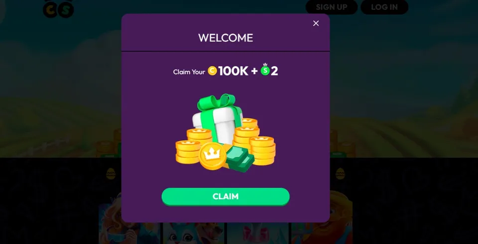 Crown Coins Casino's offers for new players