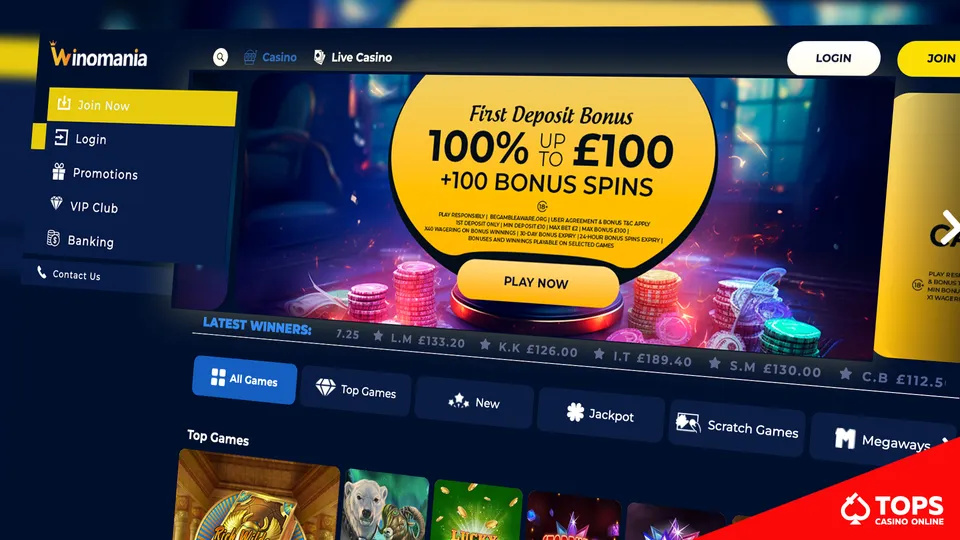 Winomania Casino - Best for Instant Payouts