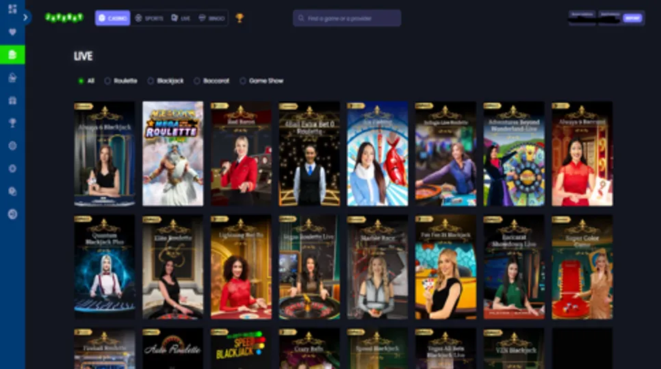 Jeffbet Casino live
