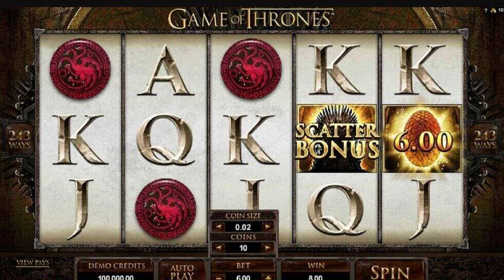 Game of thrones gameplay