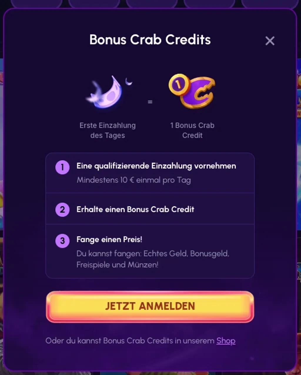 NovaJackpot Bonus Crab