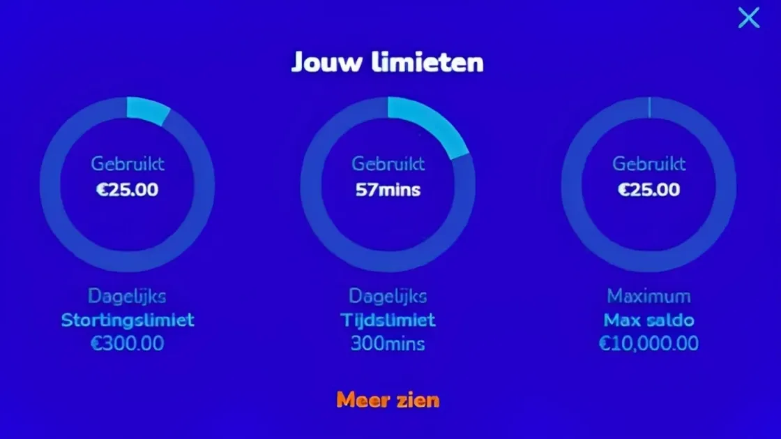 Stel jouw limieten in bij Kansino