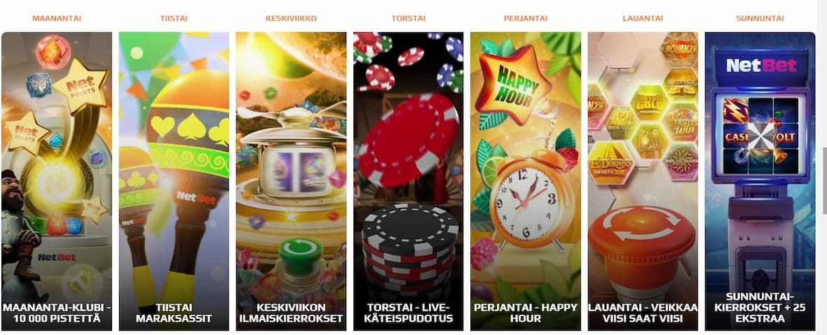 NetBet Casino tarjoukset NetBet Casino tarjoukset ja bonukset