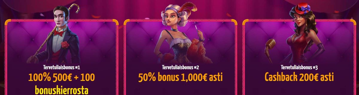 Winota casino tervetulobonukset Winota Casino tervetulobonus