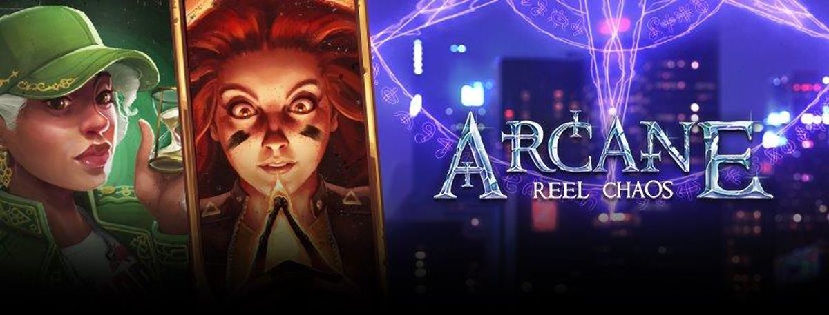 Arcane reel chaos logga och spelfunktioner