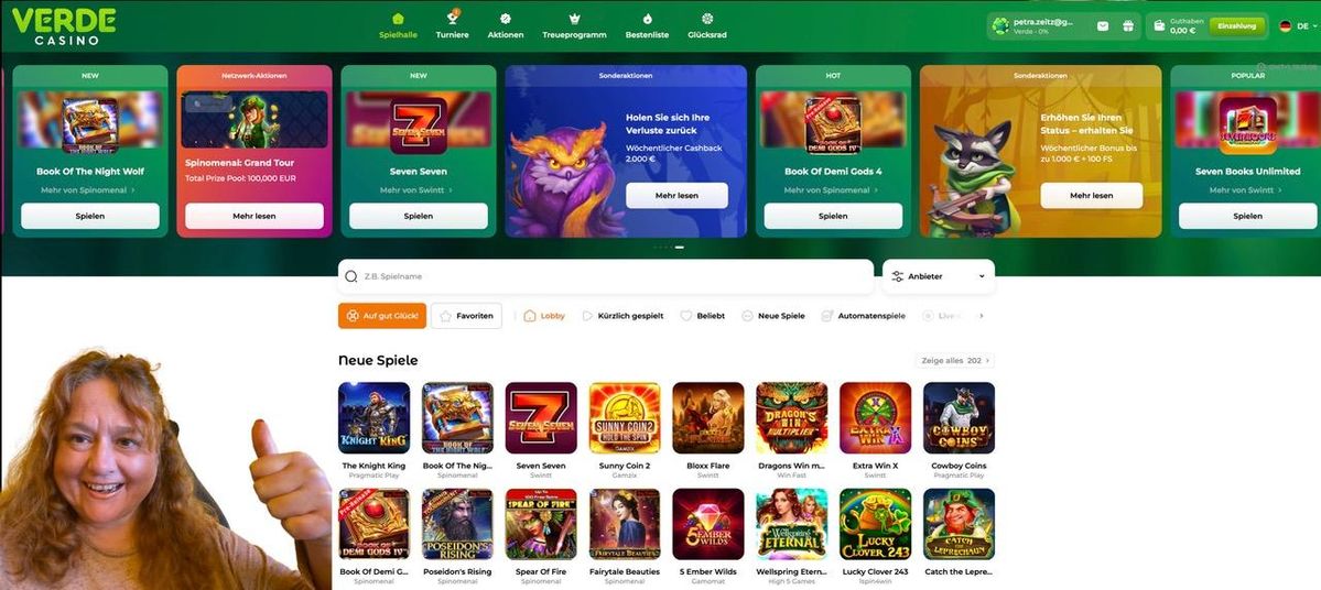 Verde Casino Slots Blick ins Verde Casino