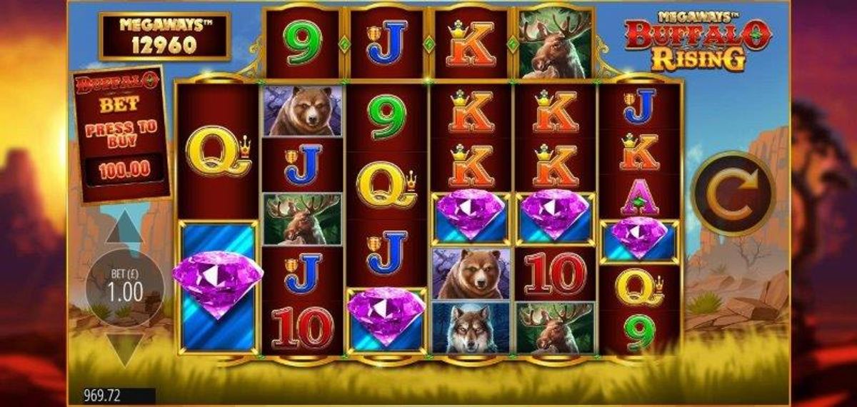 Buffalo Rising: Megaways Spelautomat