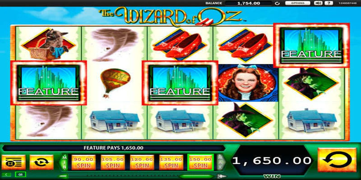 Wizard of Oz slot game